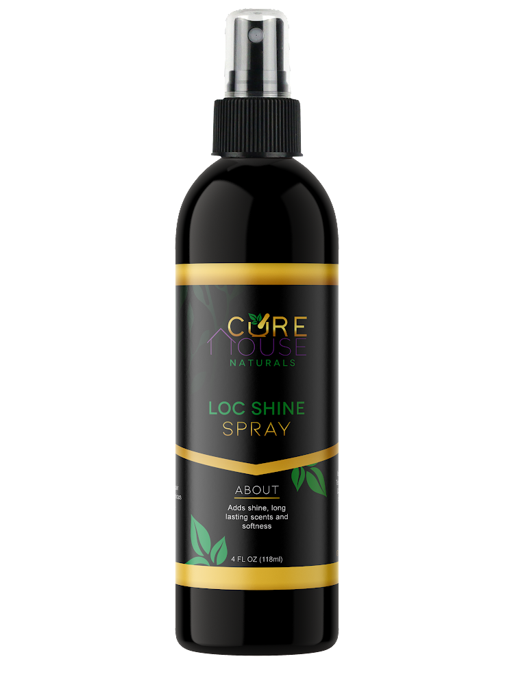 Loc Shine Spray - Gentle Hold, No Flakes, Adds Shine & Softness