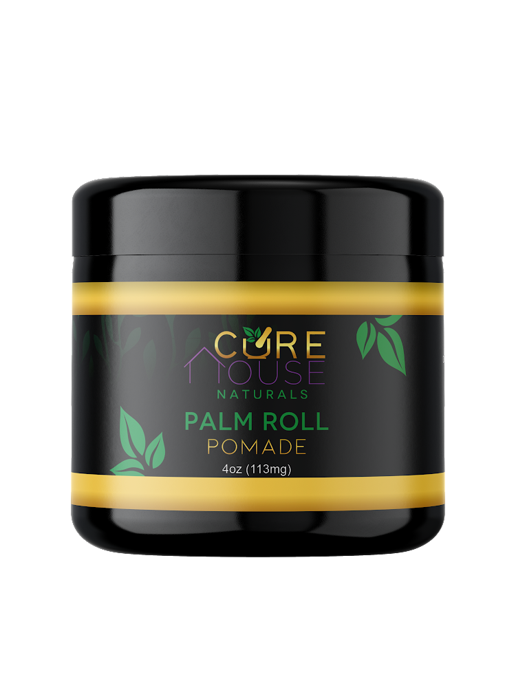 Palm Roll Pomade - Strong Hold, Moisturizing Shine with Light Tropical Scent